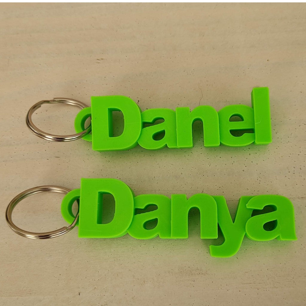 Custom made keychains with on sale names